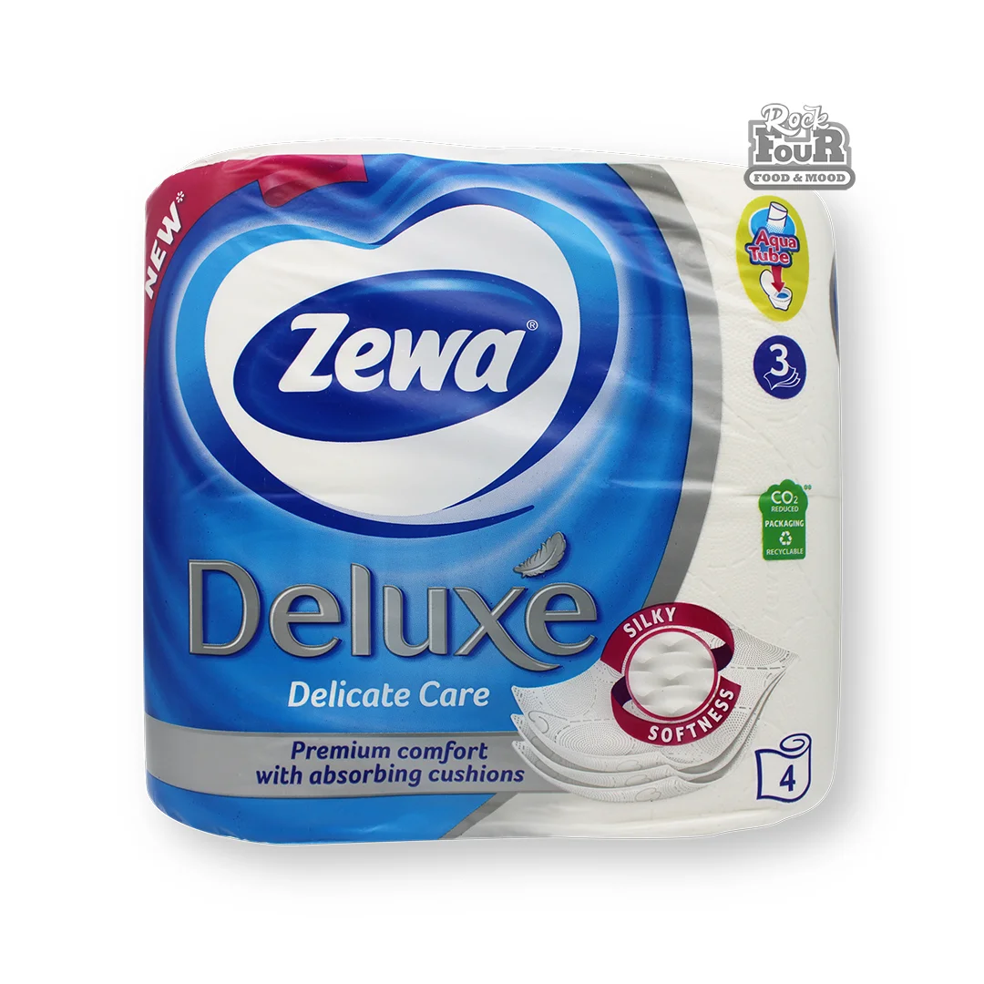 Զուգարանի թուղթ «Zewa Deluxe» եռաշերտ 4հատ